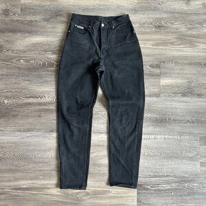 High Rise Black Jeans
